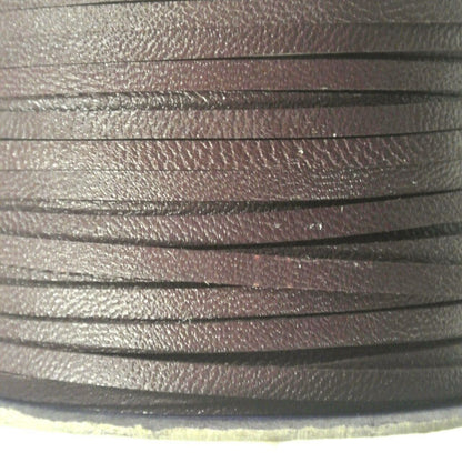 3mm Flat Genuine Leather Thonging Strip Laces Cord Various Colours And Lengths
