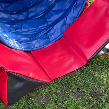 Dog Agility Tunnel Sandbag Adjustable 60cm - 80cm Diameter Tunnels Indoor Outdoor UV PVC Various Colours 300mm Material Width Connects Underneath