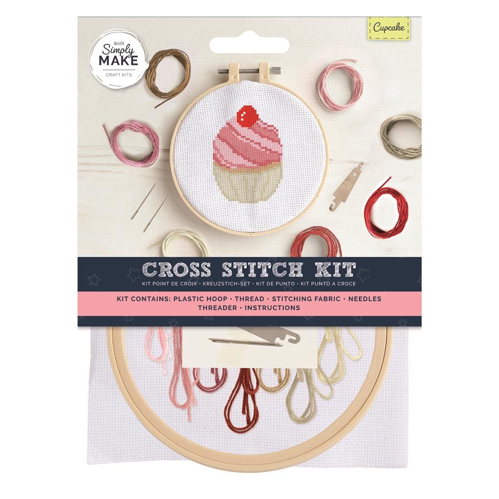Cross Stitch Kit Sewing Craft Childrens Adults Docrafts Simply Make Small 30 Designs UK Seller