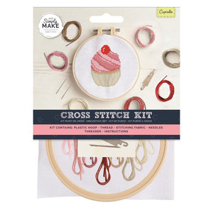 Kid Stitch' Cross Stitch Kit ~ Cupcake EASY FOR KIDS & BEGINNERS #021-1752
