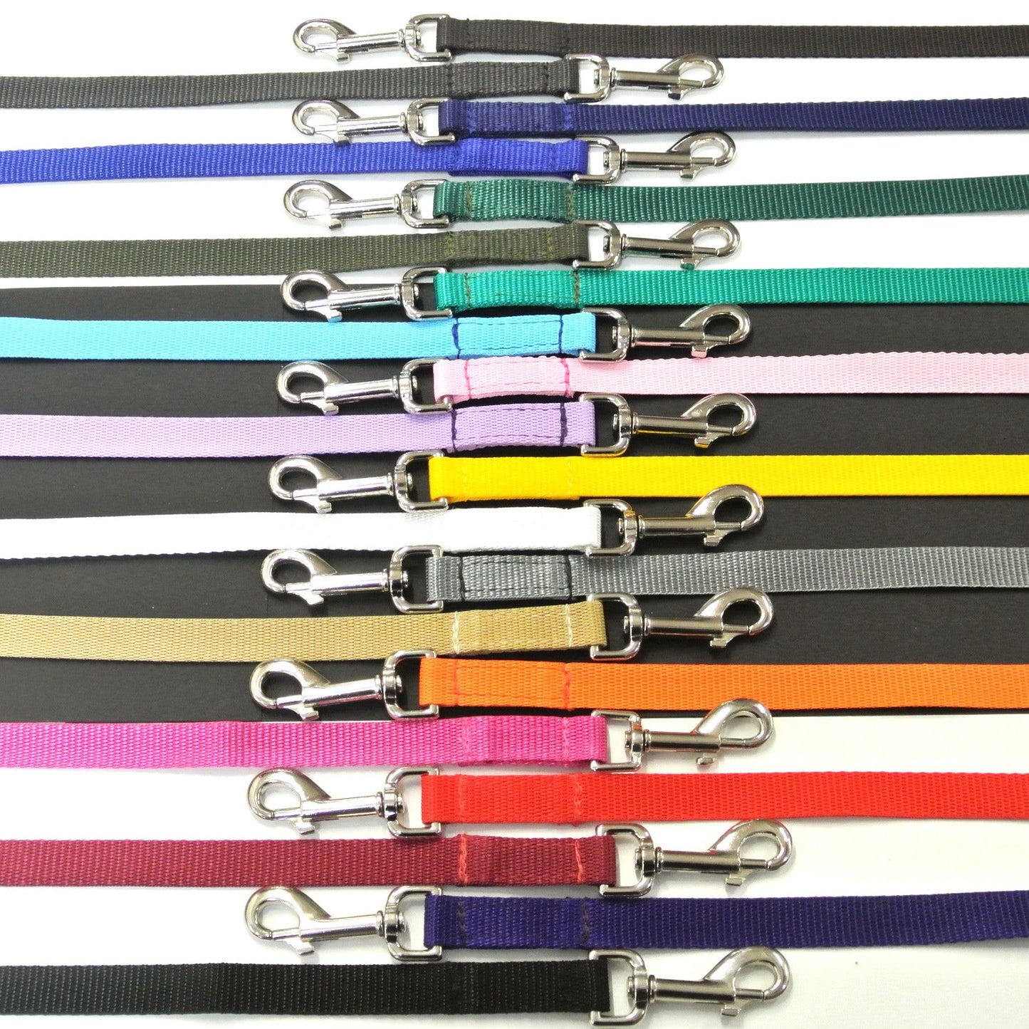 76" Dog Walking Lead 20mm Webbing In Various Colours