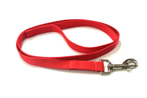 45" Short Dog Lead In Red