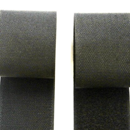 Sew On Hook And Loop Tape White Black 25 Metre Rolls In 16mm 20mm 25mm 38mm 50mm 100mm