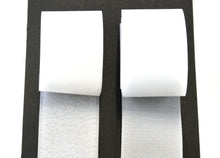 Load image into Gallery viewer, Sew On Hook And Loop Tape White Black 25 Metre Rolls In 16mm 20mm 25mm 38mm 50mm 100mm