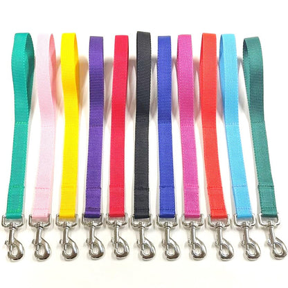 20" Short Close/Traffic Control Dog Training Lead Leash Grab Handle 25mm Webbing