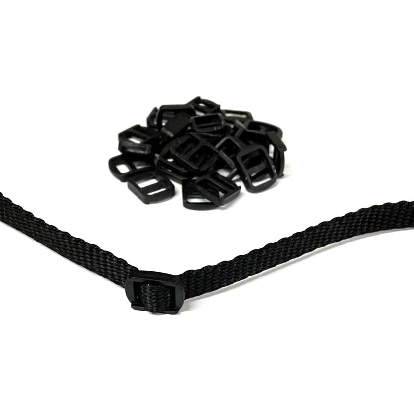 10mm Nylon Plastic 3 Bar Slides Triglide For Webbing Tapes Bags Straps Handles