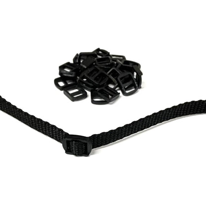 10mm Nylon Plastic 3 Bar Slides Triglide For Webbing Tapes Bags Straps Handles