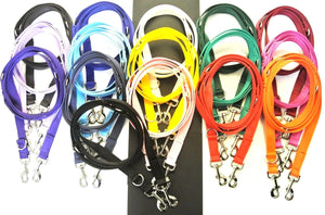 Police Style Dog Training Lead Double Ended Leash Fluorescent Yellow 20mm 25mm