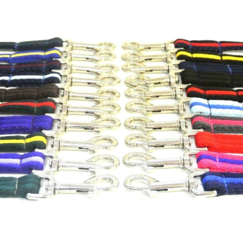 Dog Lead Walking Leash Short Training Lead 45" And 76" Long 20mm 25mm Soft Air Webbing In Various Colours