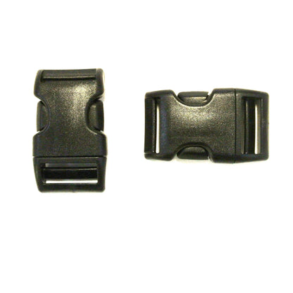 Wienerlock Buckles Plastic Side Release Buckles 16mm 20mm 25mm Nylon Black x1 - x50