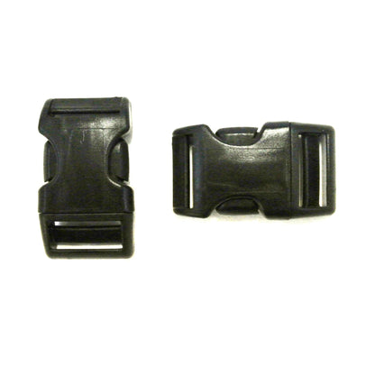Wienerlock Buckles Plastic Side Release Buckles 16mm 20mm 25mm Nylon Black x1 - x50