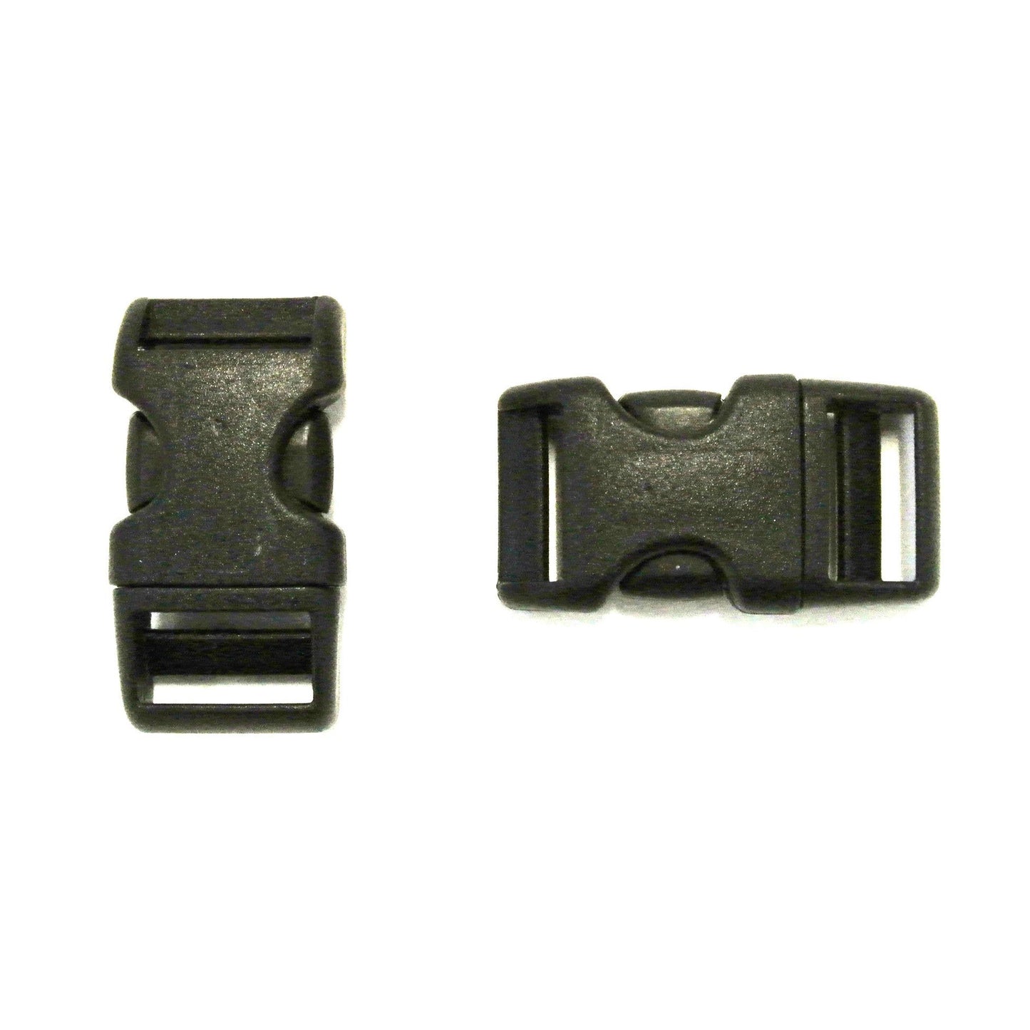 Wienerlock Buckles Plastic Side Release Buckles 16mm 20mm 25mm Nylon Black x1 - x50