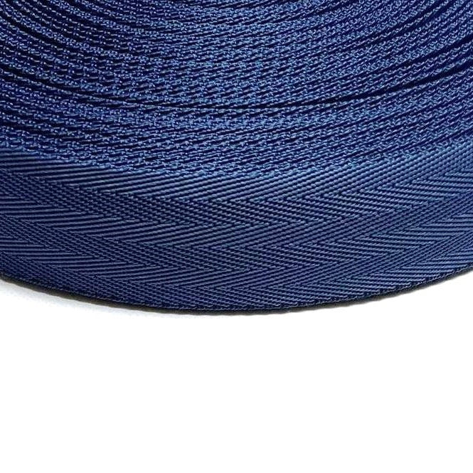 38/40mm Wide Herringbone Webbing 380kg 19 Colours For Dog Collars Straps Handles Crafts