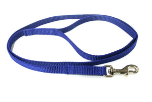 45" Long Puppy Dog Walking Lead Leash 13mm Wide Strong Durable Webbing In 18 Colours