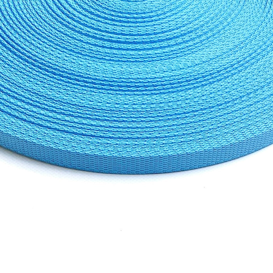 13mm Wide Polypropylene Webbing 200kg  In 19 Colours Ideal For Bags Straps Crafts Dog Leads