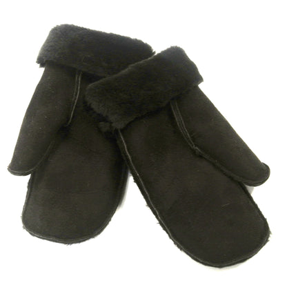 100% Genuine Sheepskin Mittens Mens Ladies Gloves Various Colours Made In The UK