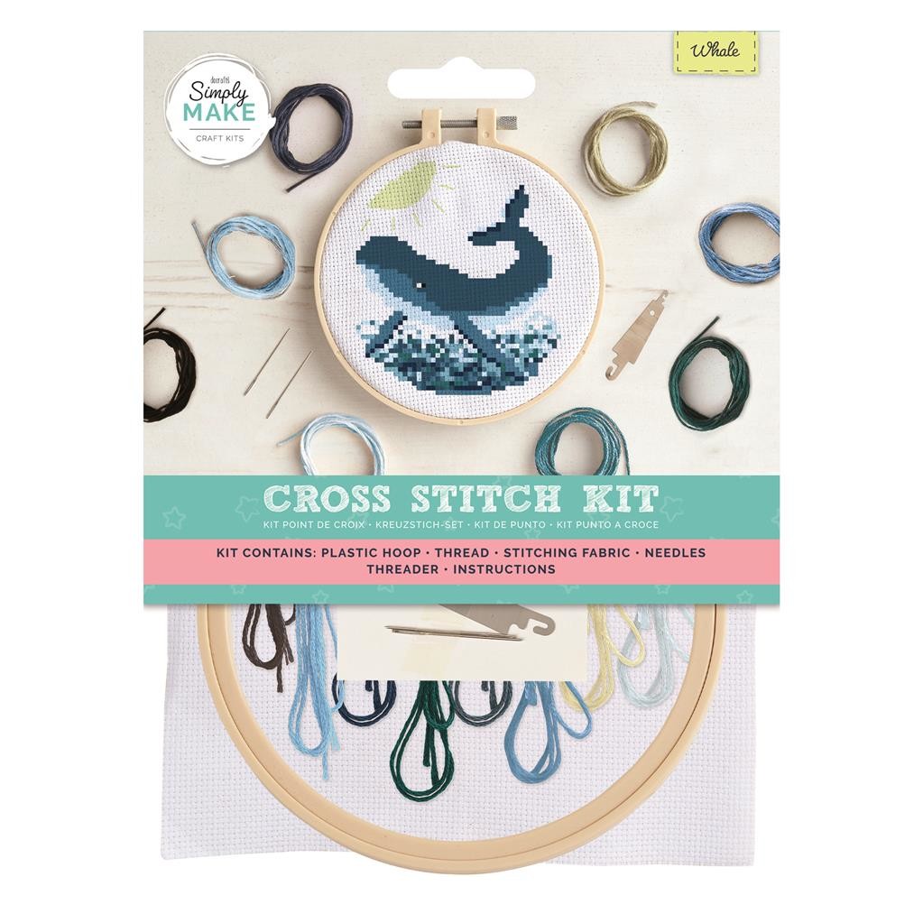 Cross Stitch Kit Sewing Craft Childrens Adults Docrafts Simply Make Small 30 Designs UK Seller