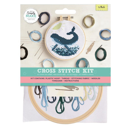 Cross Stitch Kit Sewing Craft Childrens Adults Docrafts Simply Make Small 30 Designs UK Seller