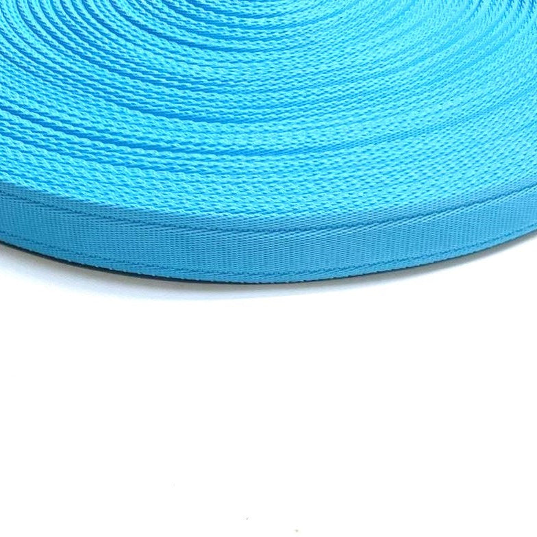 16mm Cushion Webbing In 19 Colours 350kg Ideal For Dog Leads Collars Straps Bags Handles