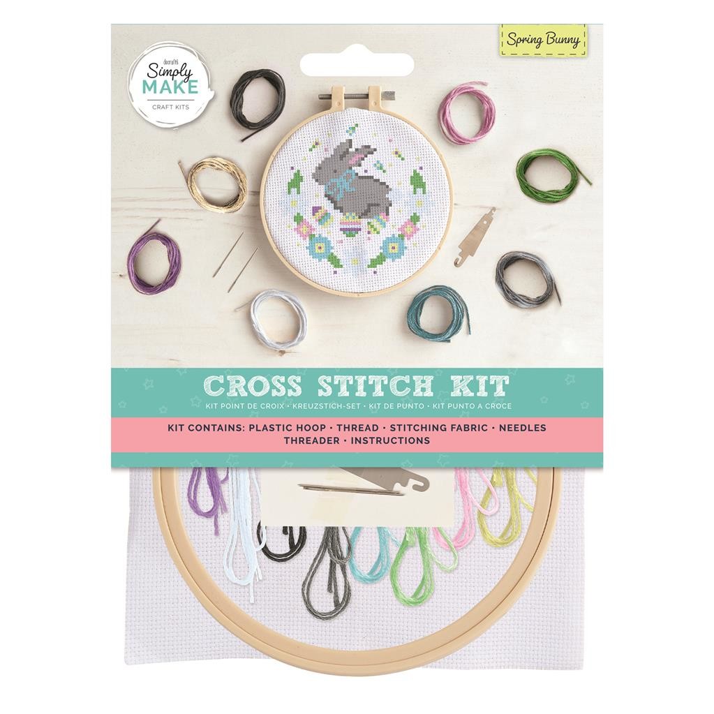Cross Stitch Kit Sewing Craft Childrens Adults Docrafts Simply Make Small 30 Designs UK Seller