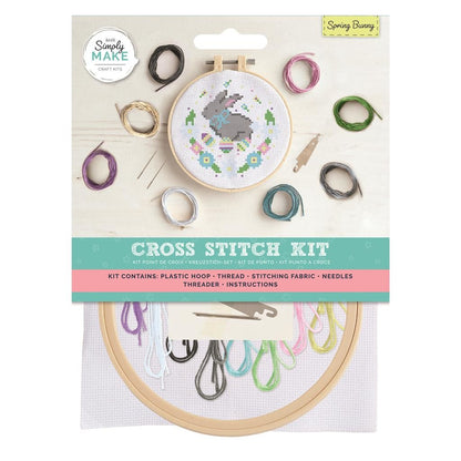 Cross Stitch Kit Sewing Craft Childrens Adults Docrafts Simply Make Small 30 Designs UK Seller