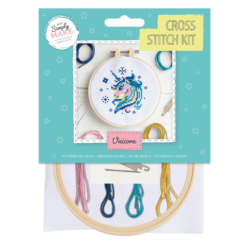 Cross Stitch Kit Sewing Craft Childrens Adults Docrafts Simply Make Small 30 Designs UK Seller