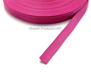25mm Polypropylene Webbing 450kg In Various Colours And Lengths Ideal For Dog Leads Collars Straps Bags Handles