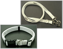 Load image into Gallery viewer, Dog Collar And Police Style Dog Lead Set 20mm Cushion Webbing Large Collar In Various Lengths And Matching Colours