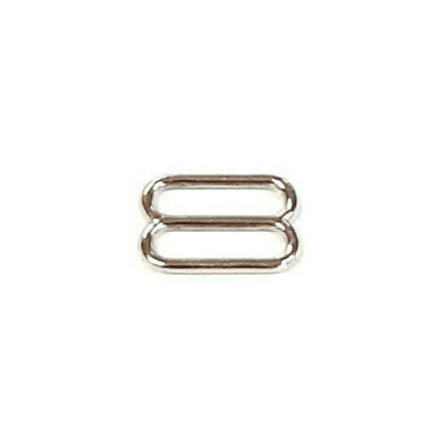 Metal 3 Bar Slides Nickel Plated 16mm - 50mm Tri Glide Adjusters Strong & Durable For Bags Straps Webbing Collars Leads
