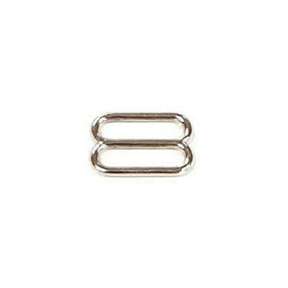 Metal 3 Bar Slides Nickel Plated 16mm - 50mm Tri Glide Adjusters Strong & Durable For Bags Straps Webbing Collars Leads