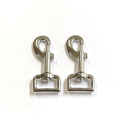 25mm Heavy Duty Trigger Clips Hooks Nickel Plated For Dog Leads Webbing Bags Straps