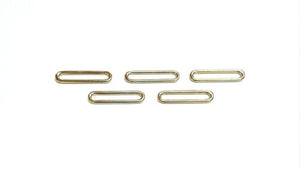 50mm Solid Brass 2 Bar Loop Slider Adjuster x1 - x50 Dog Collars Leather Crafts