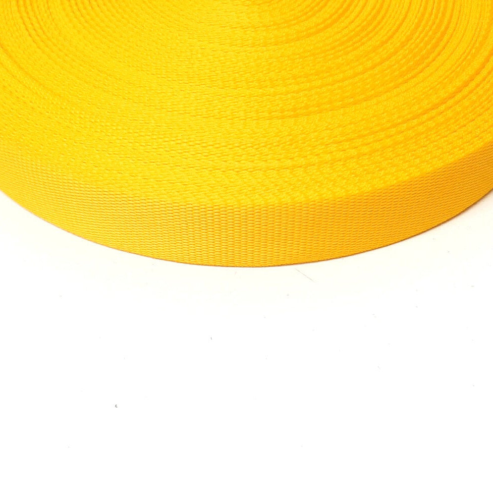 38/40mm Heavy Duty Polypropylene Webbing 550kg In 19 Colours 2m 5m 10m 25m 50m For Bags Straps Handles
